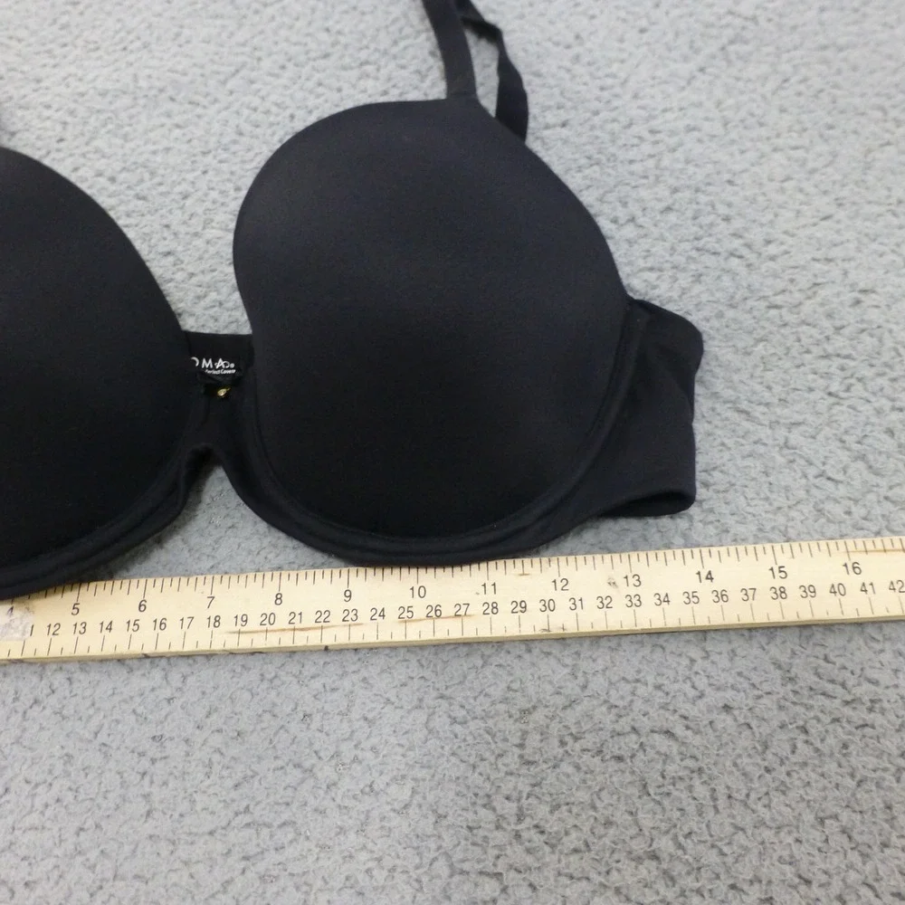 Soma Embraceable Perfect Coverage Black Bra 40C Underwire Adjustable Straps